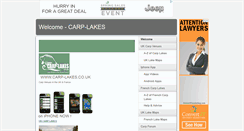 Desktop Screenshot of carp-lakes.co.uk
