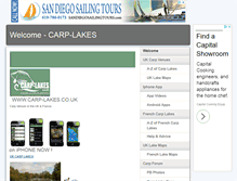 Tablet Screenshot of carp-lakes.co.uk